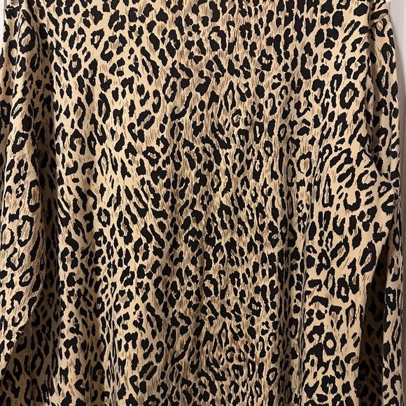 berek Animal Print Christmas blouse size XL - Picture 7 of 7